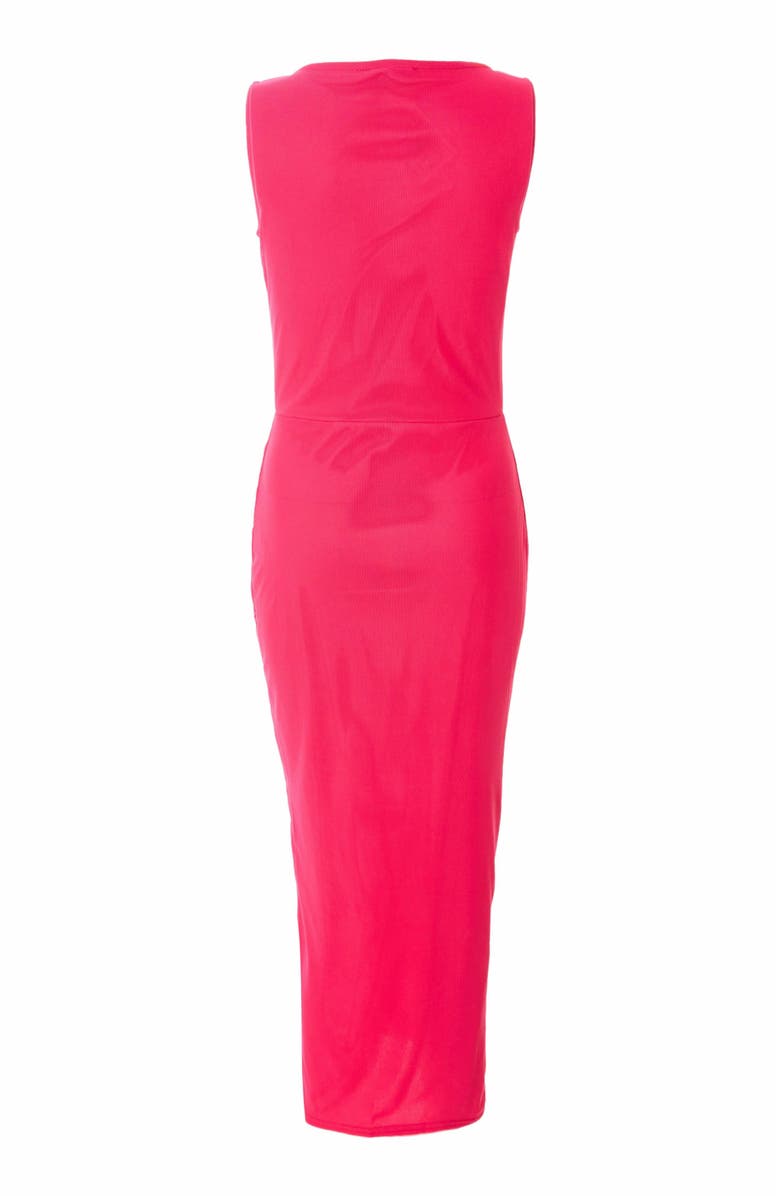 QUIZ Mesh Round Neck Maxi Dress, Alternate, color, 