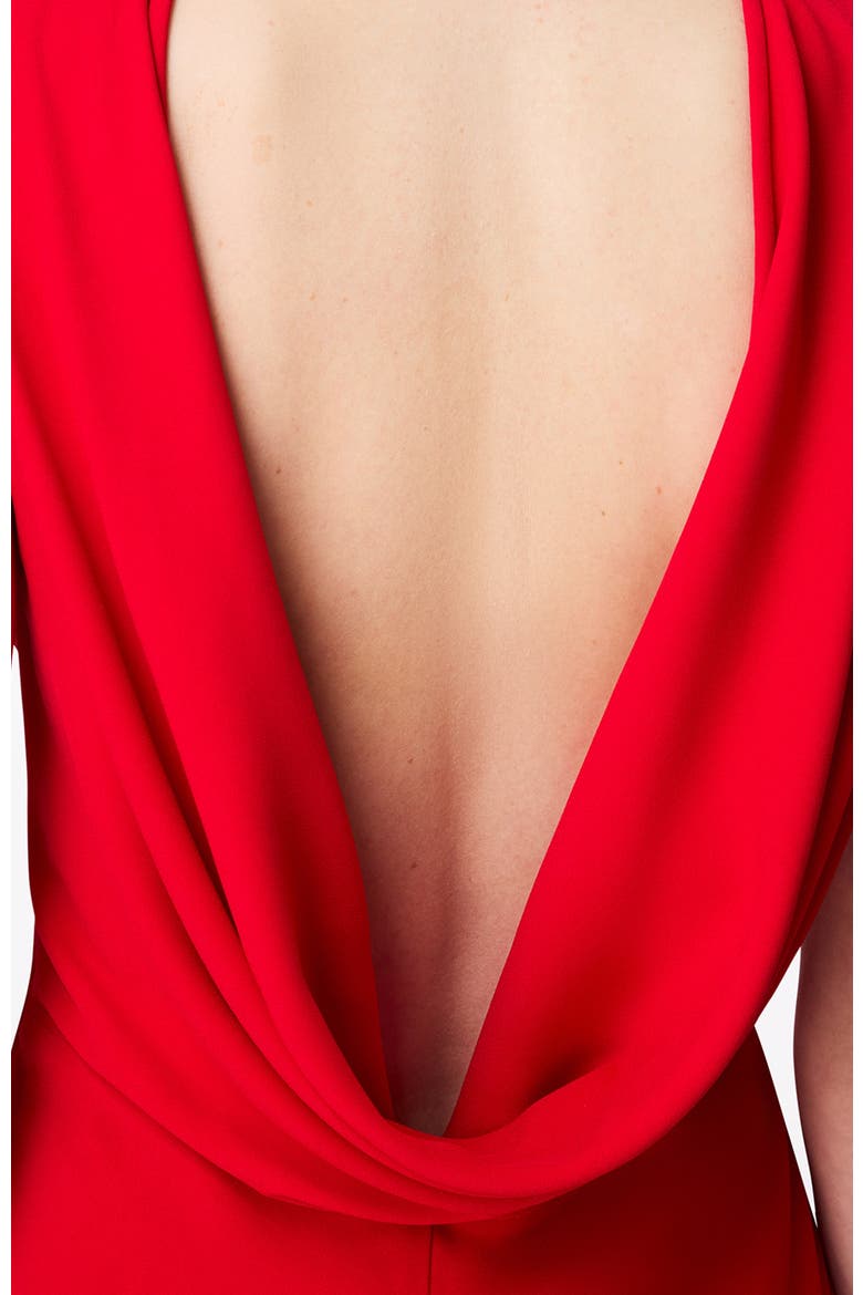 Cowl Back Sheath, Alternate, color, Scarlet