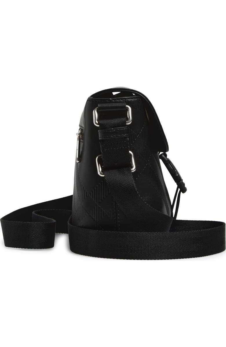 Burberry Small Buckle Messenger Bag, Alternate, color, Black