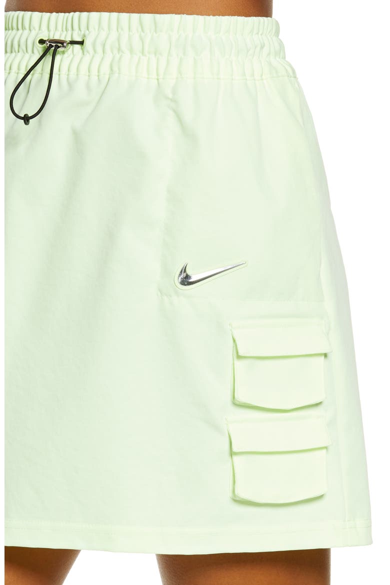 Sportswear Swoosh Skirt, Alternate, color, BARELY VOLT