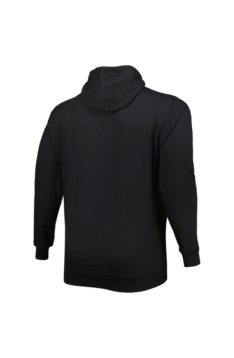 PROFILE Men's Black Golden State Warriors Big & Tall Heart & Soul Pullover Hoodie, Alternate, color, Black