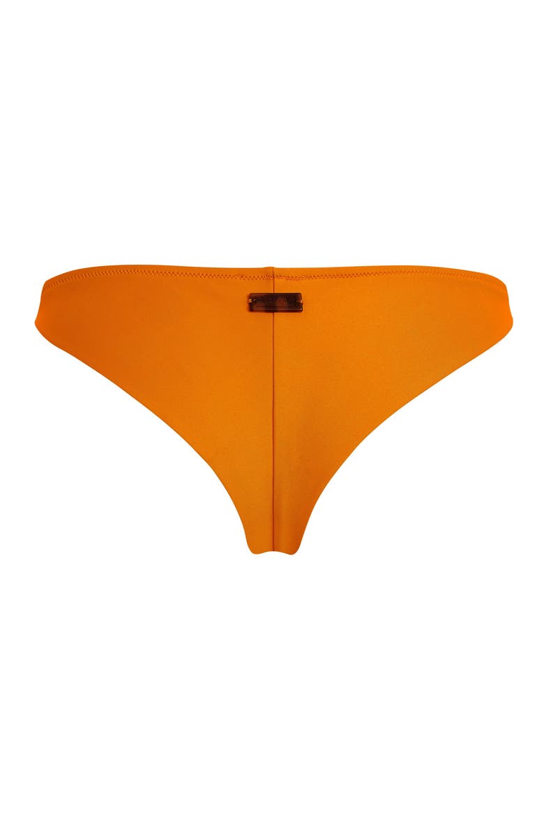 Women Tanga Bikini Bottom Solid, Alternate, color, vitamin