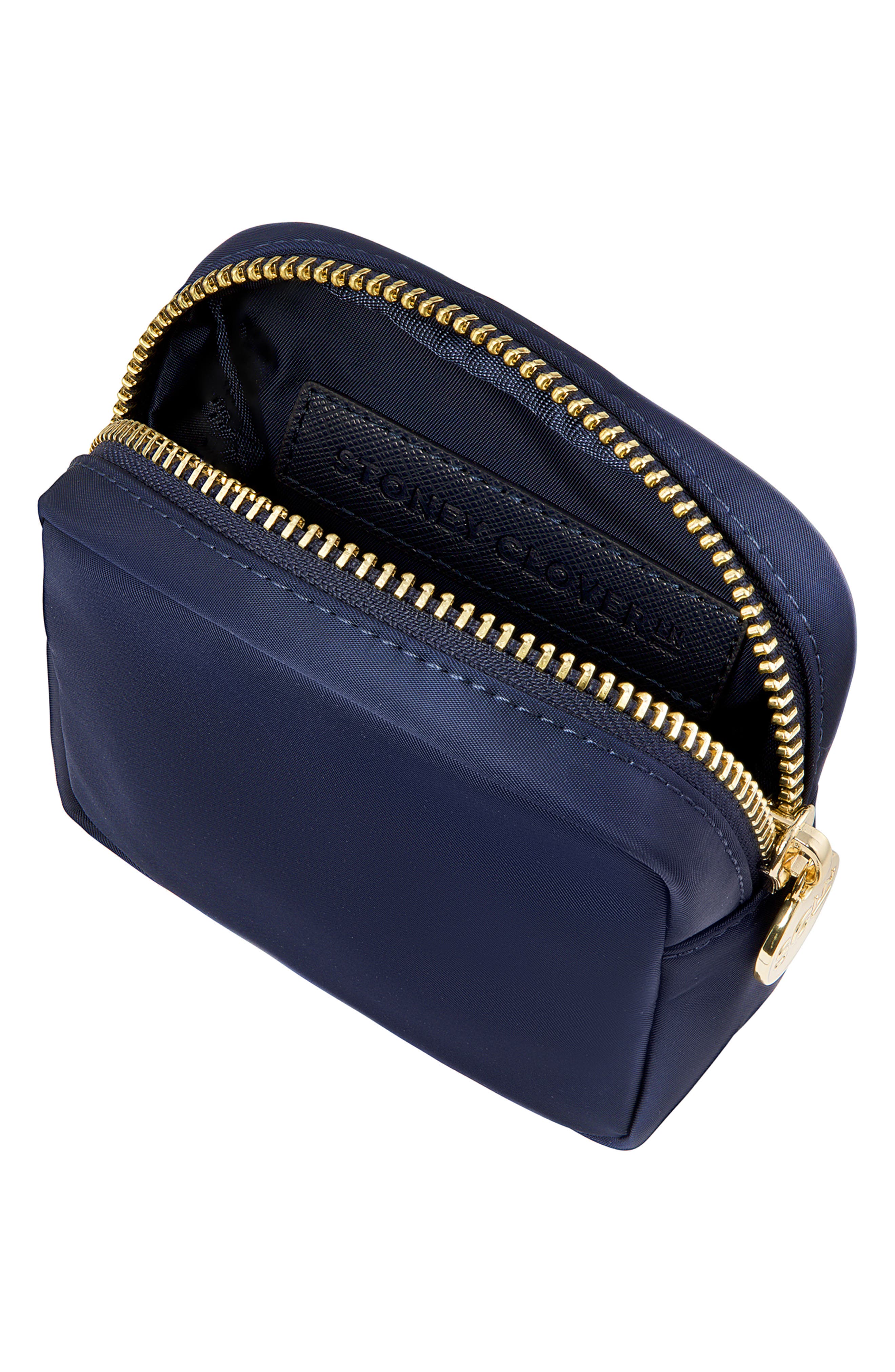 Mini Nylon Pouch, Alternate, color, SAPPHIRE