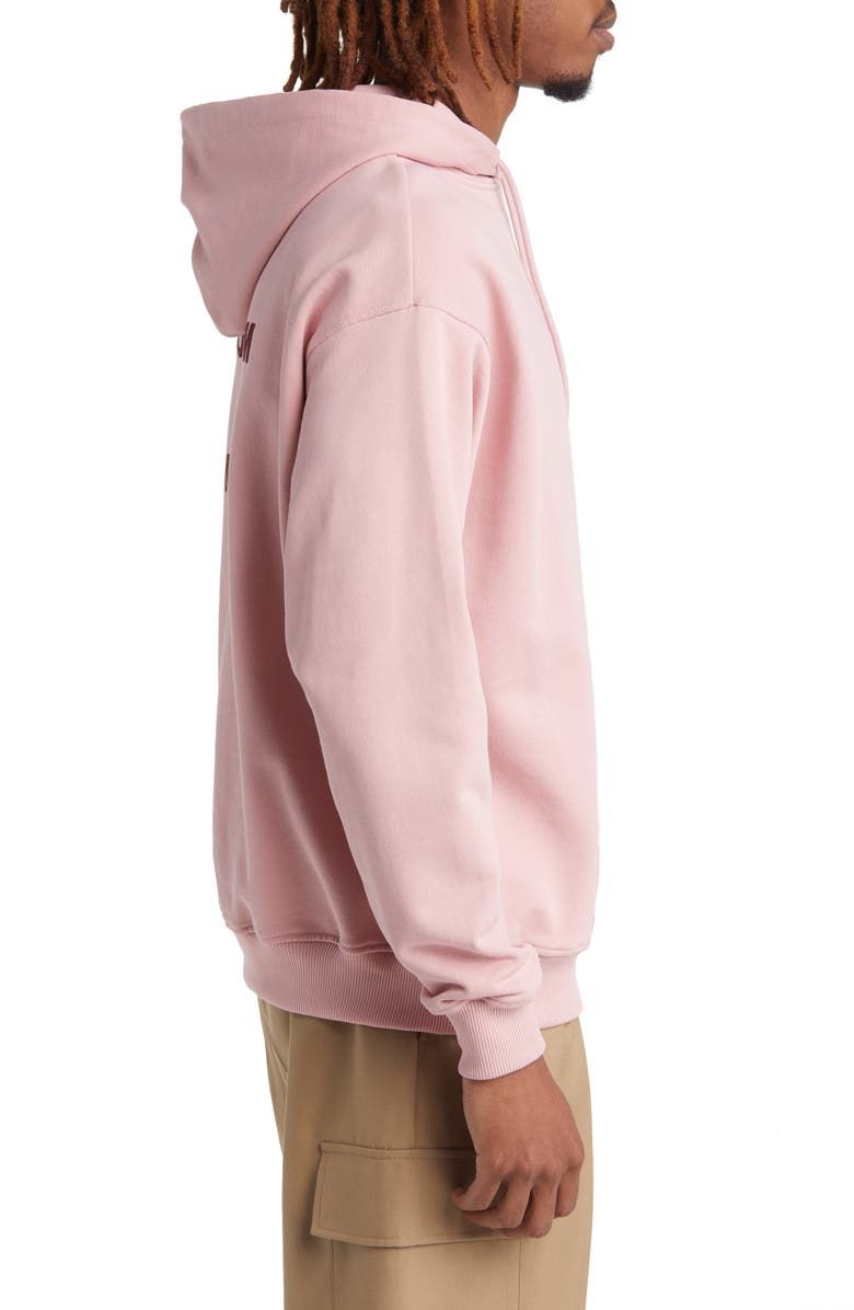 Drôle de Monsieur Le Slogan Logo Embroidered Graphic Hoodie, Alternate, color,