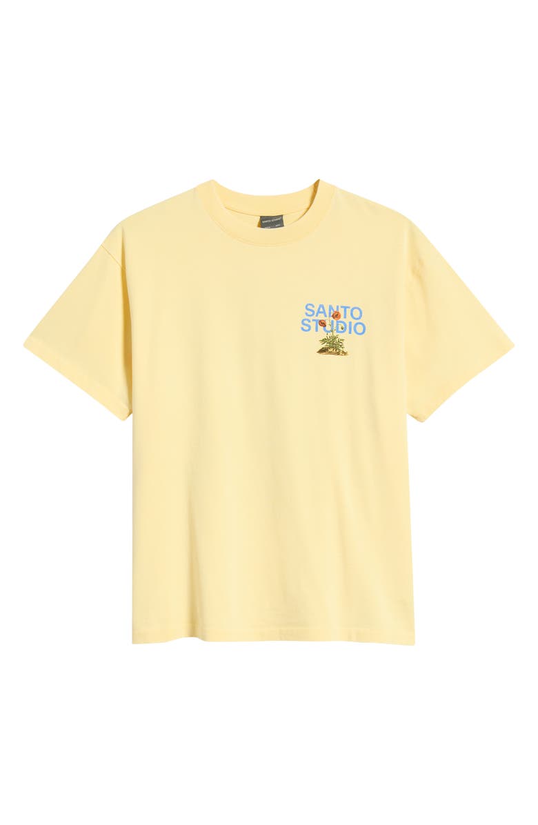 SANTO STUDIO Rooted in Love Cotton Graphic T-Shirt, Alternate, color, Sand
