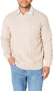 Hope & Henry Organic Cotton Fisherman Sweater