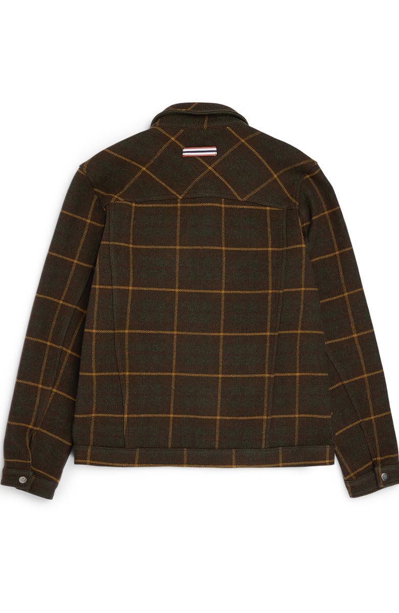 Amundsen Wool Jacket, Alternate, color, Hunter Brown Checks