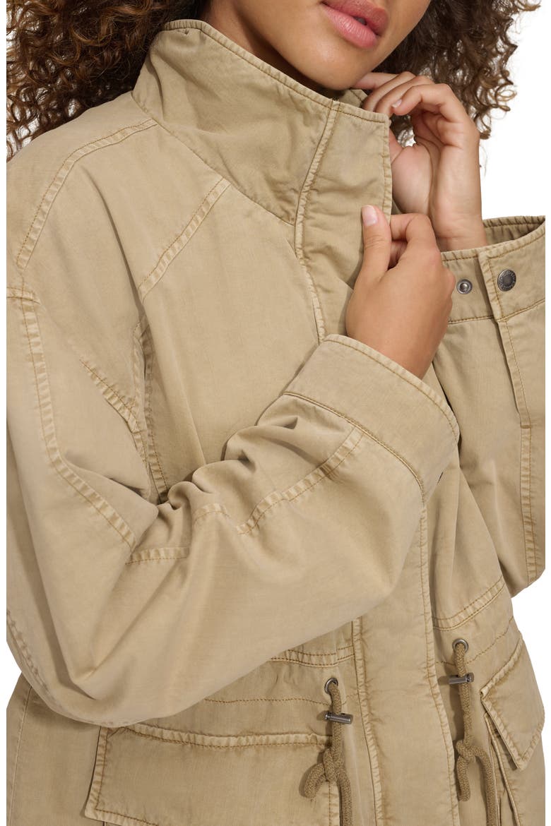 Cotton Hooded Jacket, Alternate, color, SAFARI