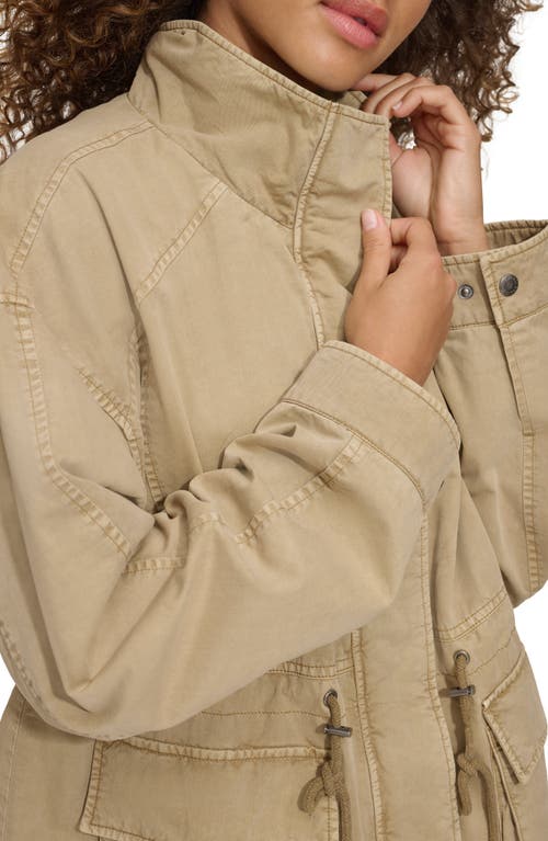 Levi's® Cotton Hooded Jacket In Safari