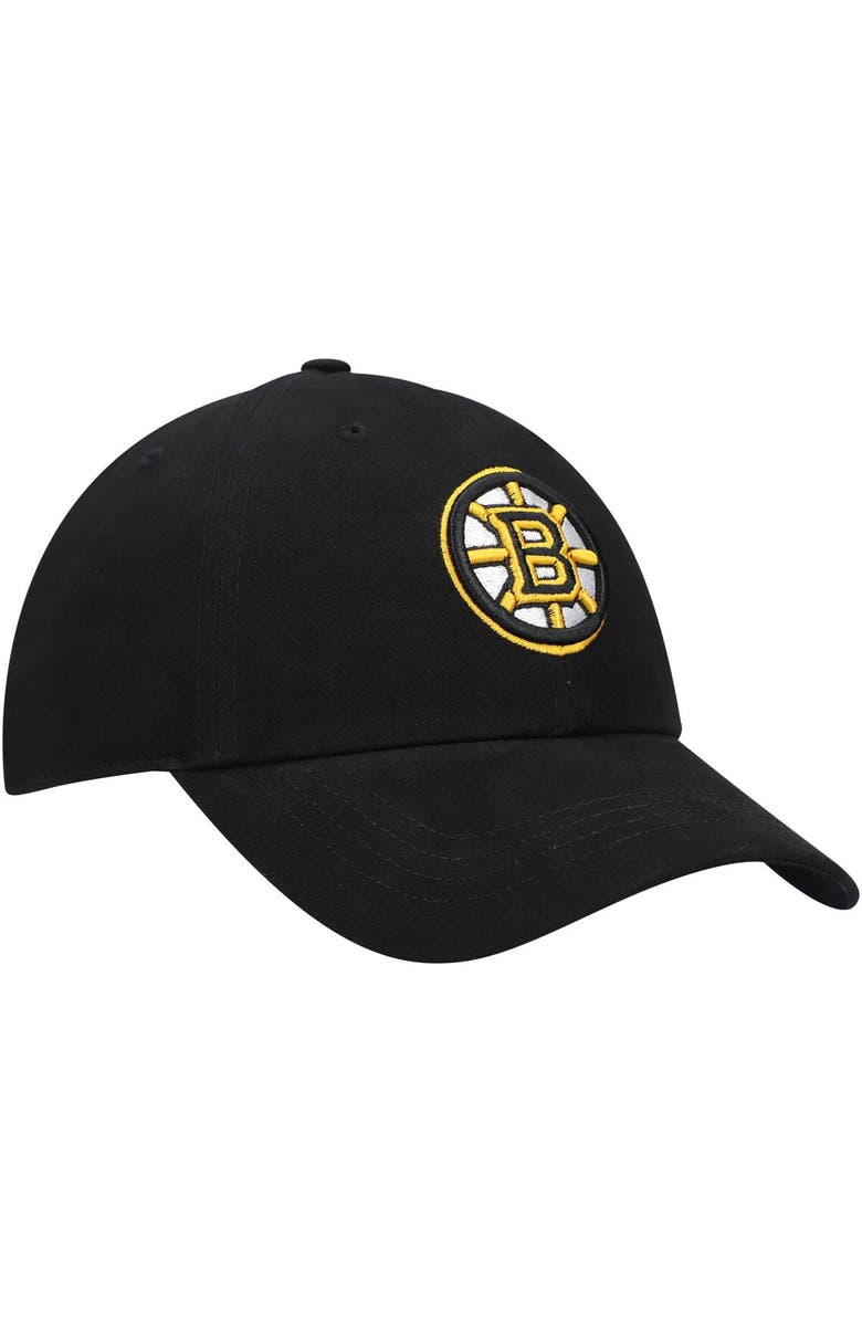 '47 Women's '47 Black Boston Bruins Team Miata Clean Up Adjustable Hat, Alternate, color, Black