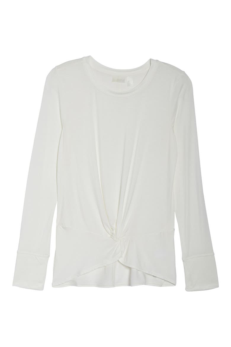 Peaceful Soft Twist T-Shirt, Alternate, color, IVORY CLOUD