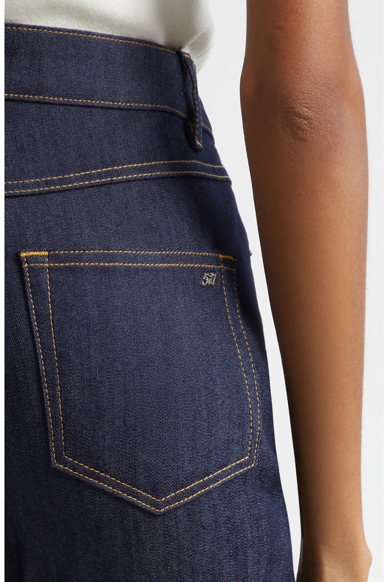 Stevie High Waist Straight Leg Jeans, Alternate, color, INDIGO