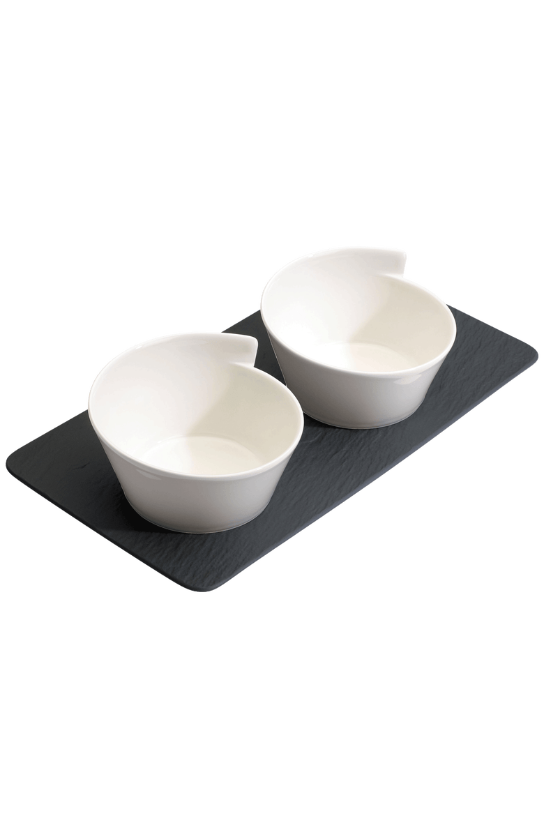 NewWave 3 Piece Condiment Set, Main, color, white
