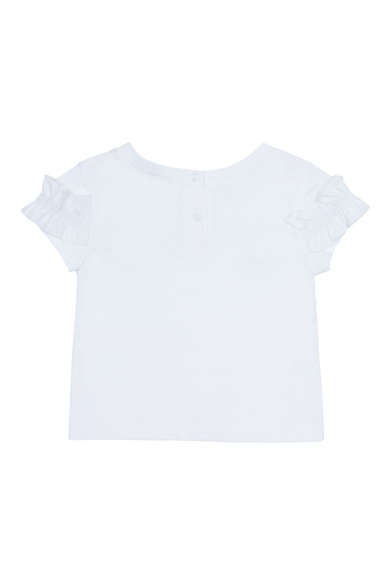 Habitual Kids Ruffle Trim Tee, Alternate, color, WHITE