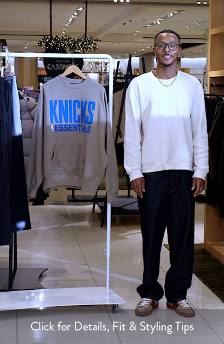 x NBA New York Knicks Graphic Sweatshirt, sales video thumbnail