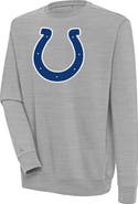 ANTIGUA Men's Antigua  Heather Gray Indianapolis Colts Victory Pullover Sweatshirt