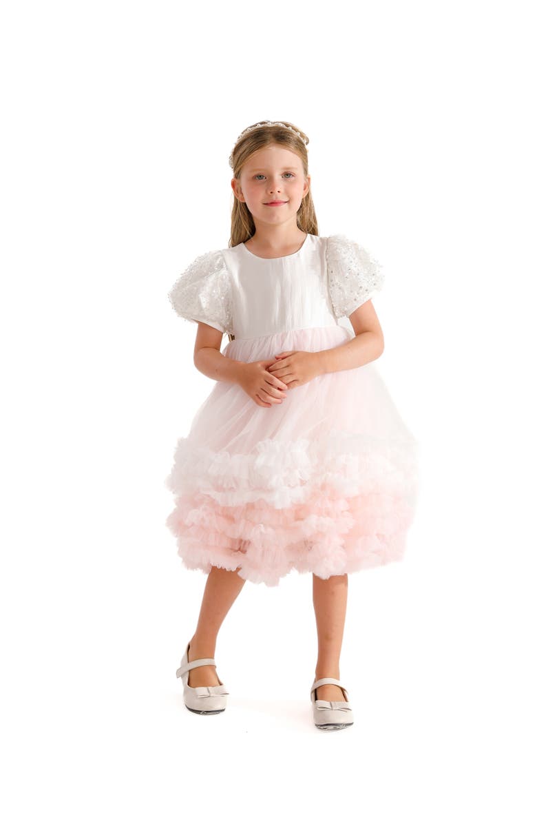 Mimi Tutu Gem Teacup Dress, Main, color, White