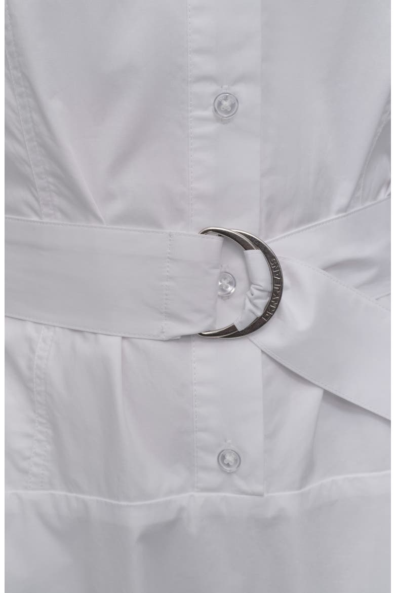 Belted Drop Waist Midi Dress, Alternate, color, WHITE