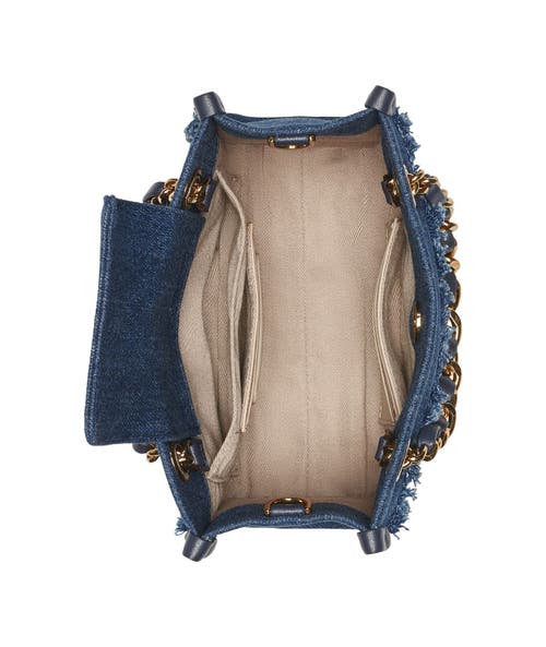 Karl Lagerfeld Paris Savoie Crossbody In Washed Denim