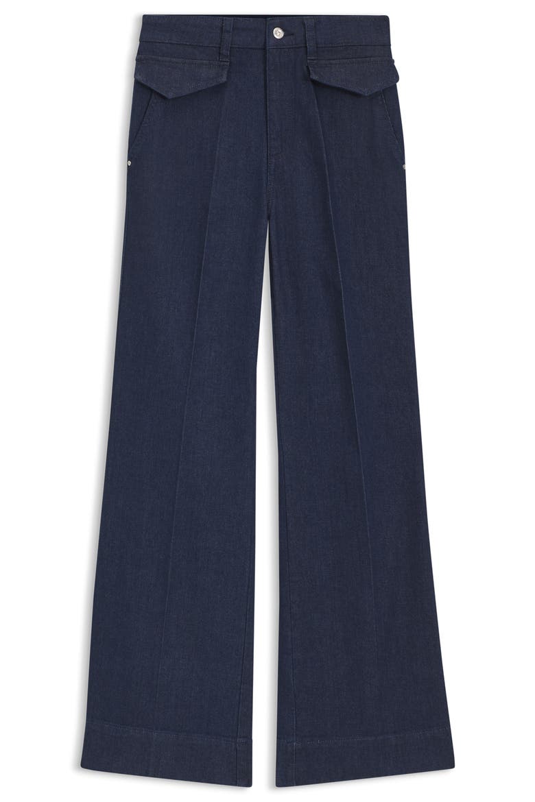 Rosalya High Waist Flare Jeans, Alternate, color, BLUE