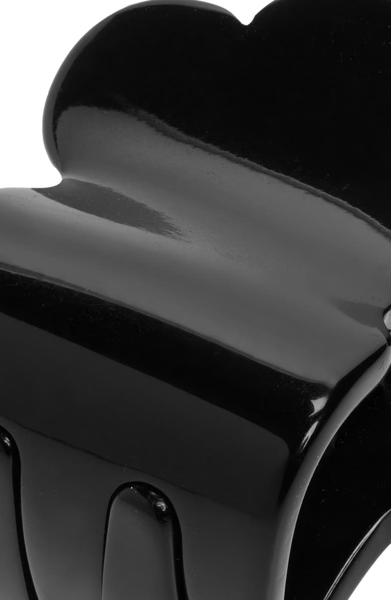 France Luxe Mini Petal Claw Clip, Alternate, color, Black