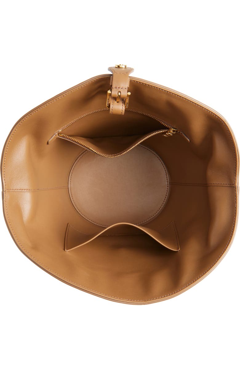 Dolce&Gabbana Capri Leather Tote, Alternate, color, 8Z093 Caramello