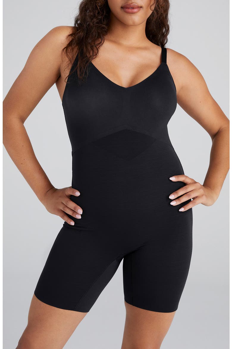 SuperPower Mid Thigh Bodysuit, Main, color, VAMP