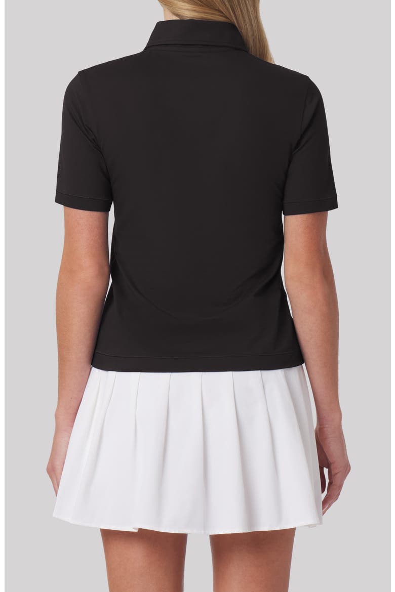 Suki Polo, Alternate, color, BLACK