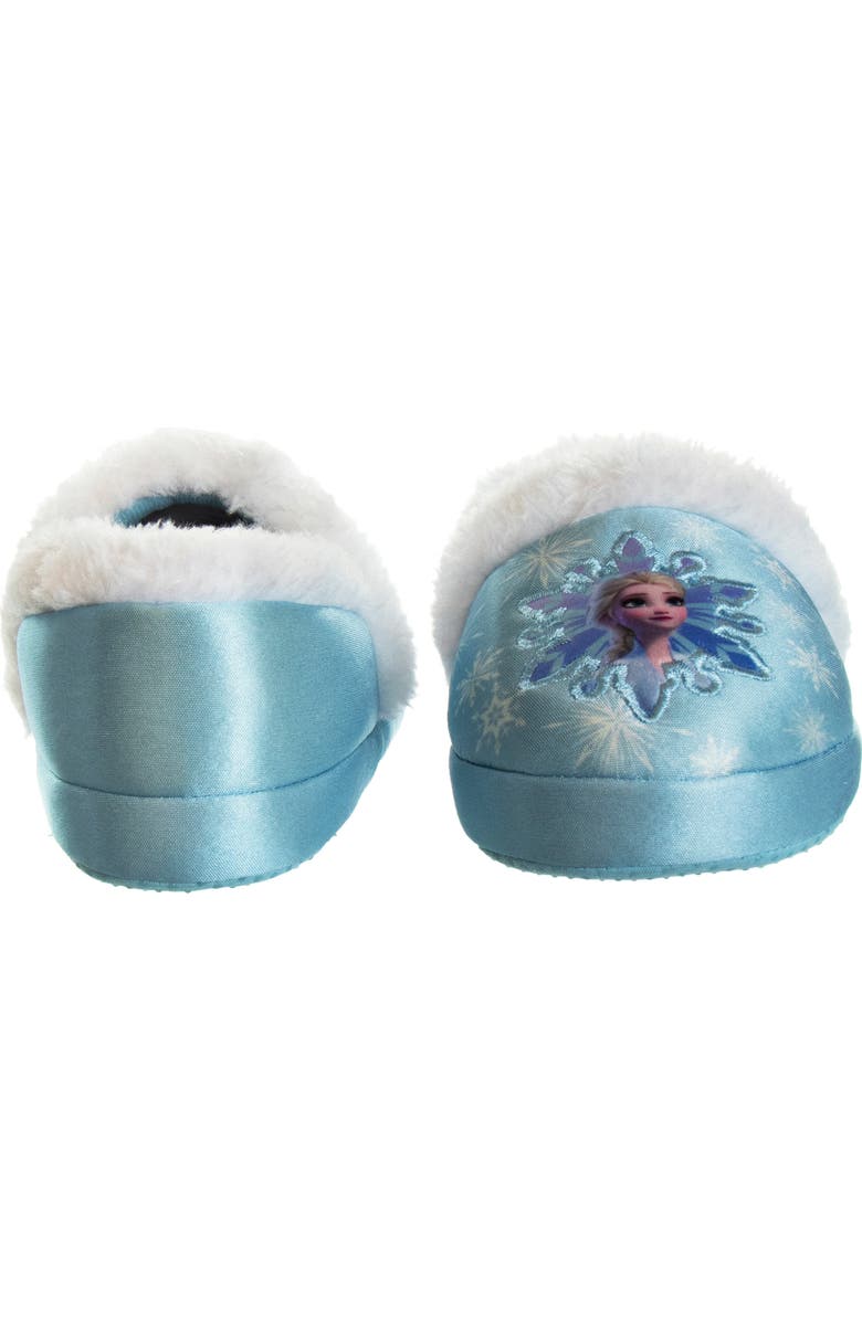 JOSMO x Disney<sup>®</sup> Kids' Frozen Elsa & Anna Slipper, Alternate, color, Blue/ White