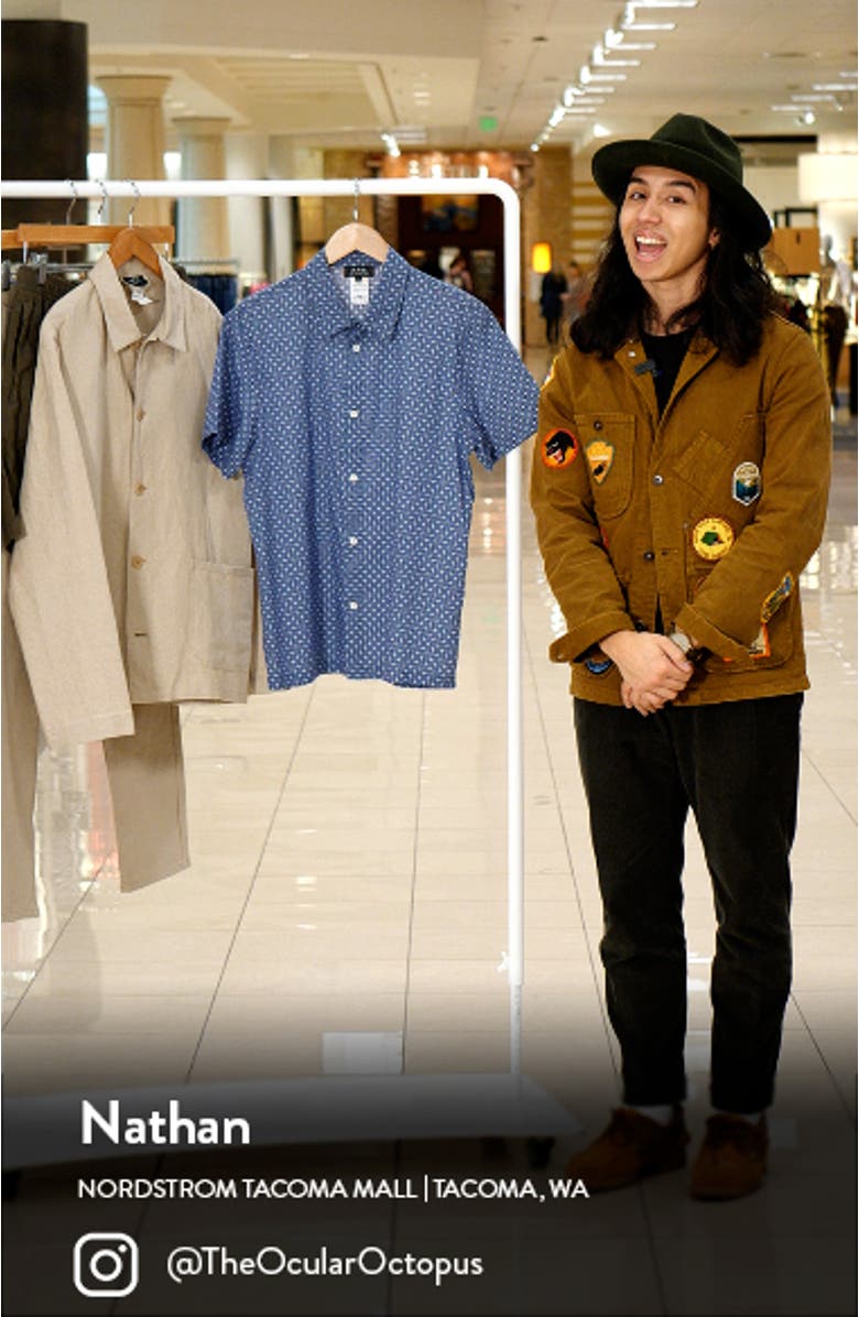 Leandre Short Sleeve Button-Up Shirt, sales video thumbnail