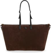 Moncler Carlo Suede Duffle Bag