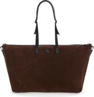 Moncler Carlo Suede Duffle Bag