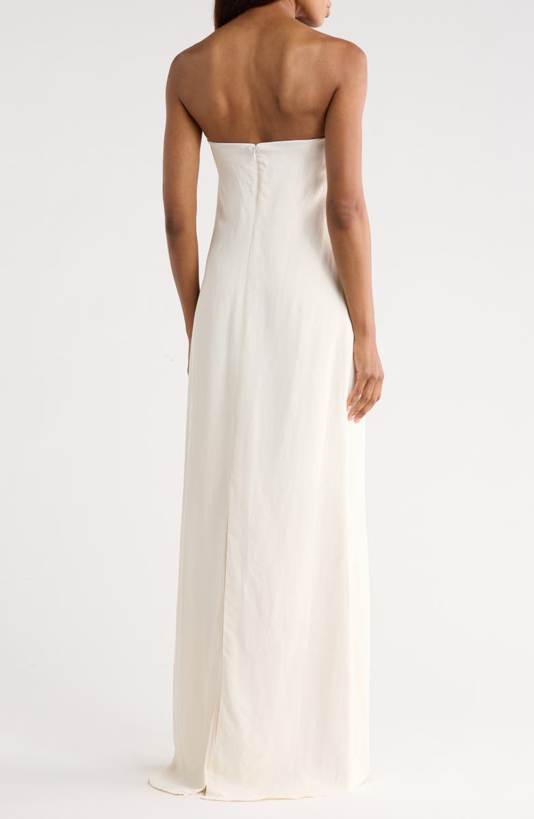 TWP Carolyns Strapless Gown, Alternate, color, Bone