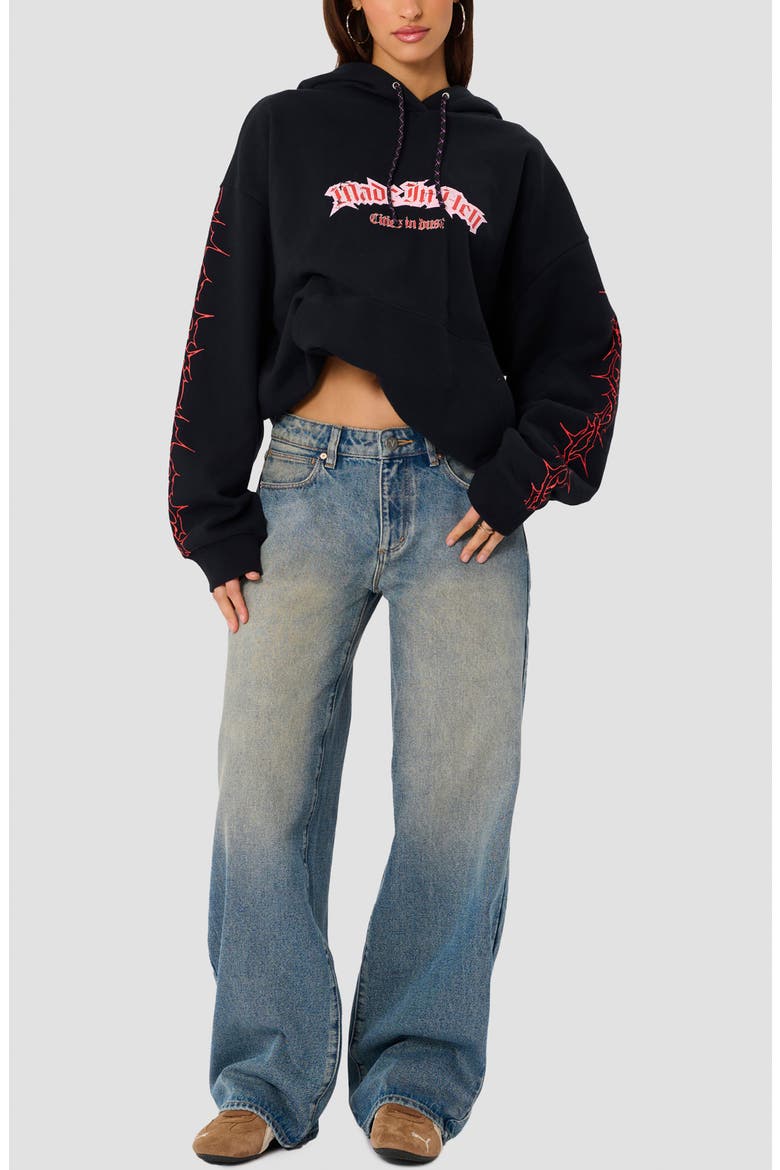 Relaxed Wide Leg Jeans, Alternate, color, KIT