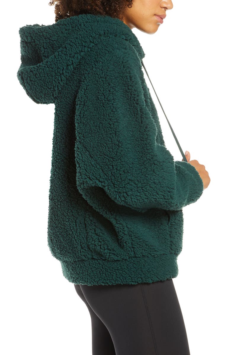 Zella Farrah Hooded Fleece Jacket, Alternate, color,