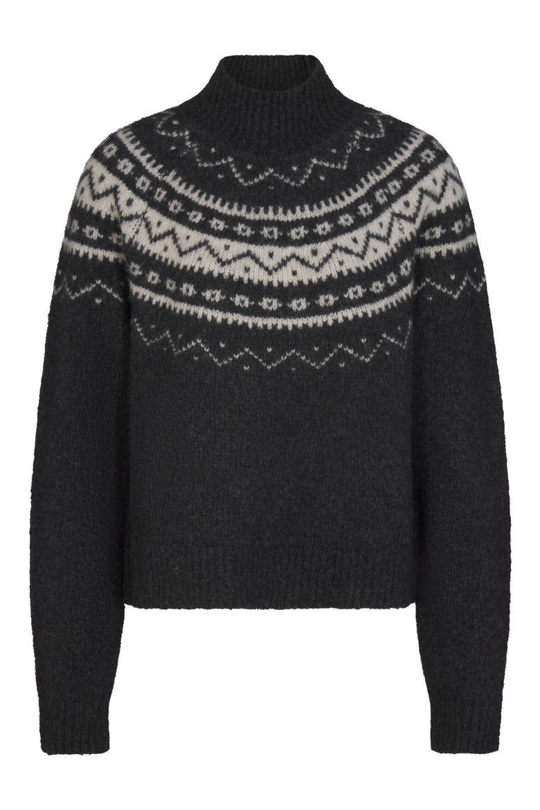 Nordic Wool Blend Sweater, Main, color, GREY