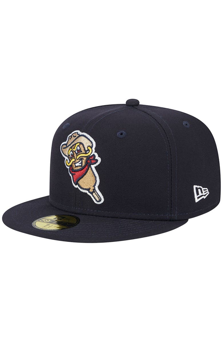 New Era Men's New Era Navy Frisco RoughRiders Theme Nights Frisco Corny Dogs  59FIFTY Fitted Hat, Main, color, 