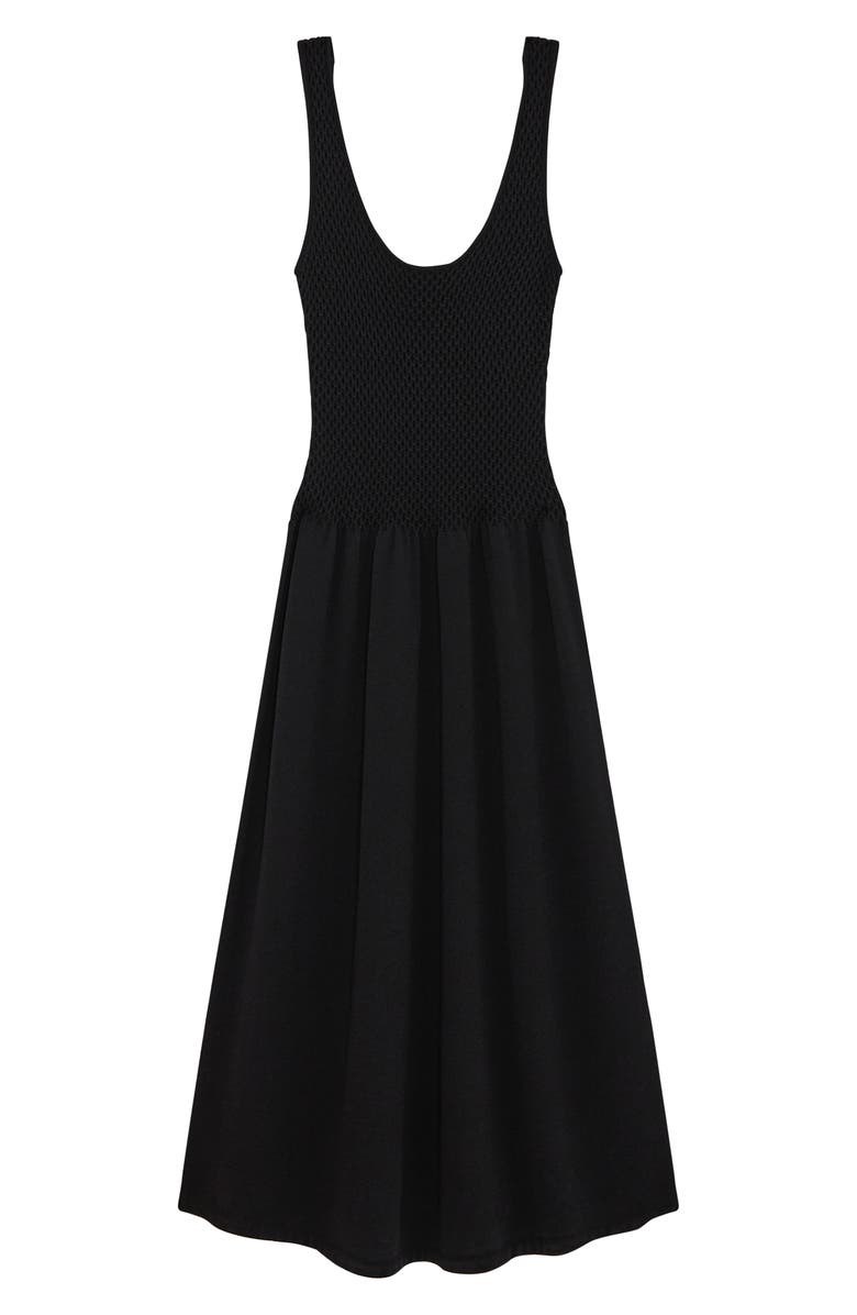 Theory Bleeck Texture Sleeveless Midi Dress, Alternate, color, 