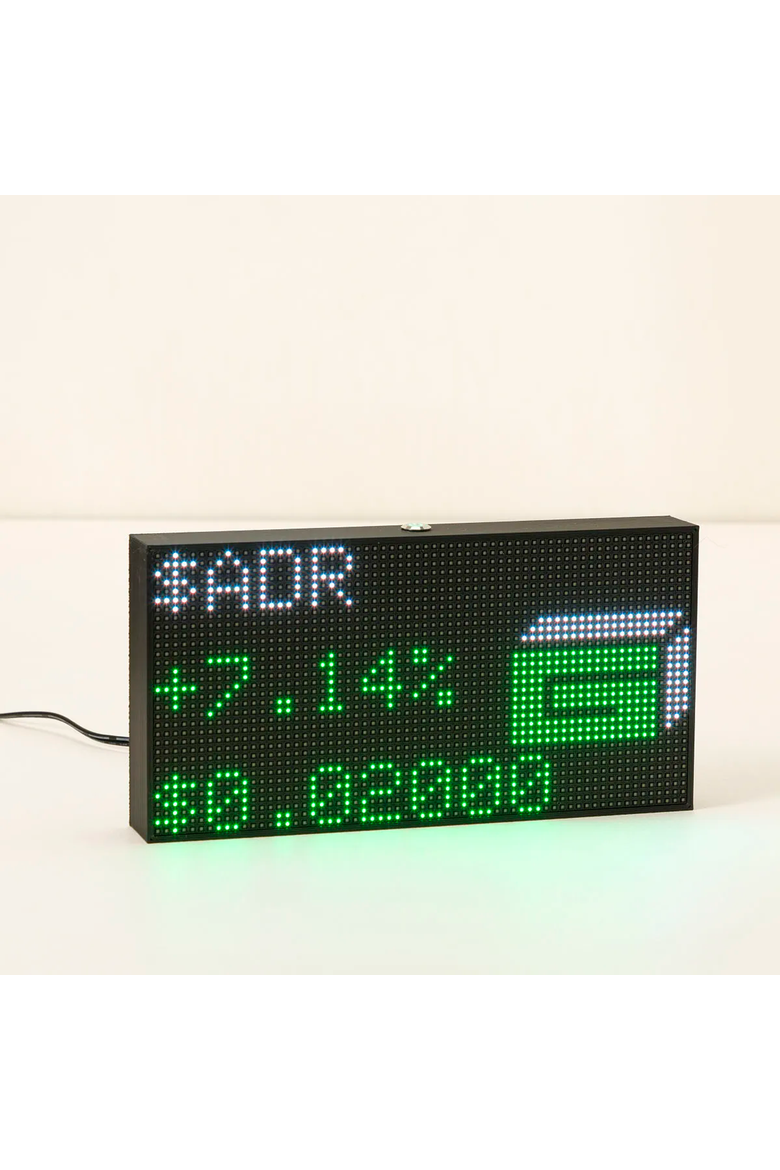 Personalized Home LED Ticker by GLANCE LED, Alternate, color, Multi