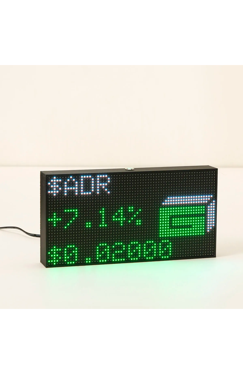 Uncommon Goods Personalized Home LED Ticker by GLANCE LED, Alternate, color, Multi