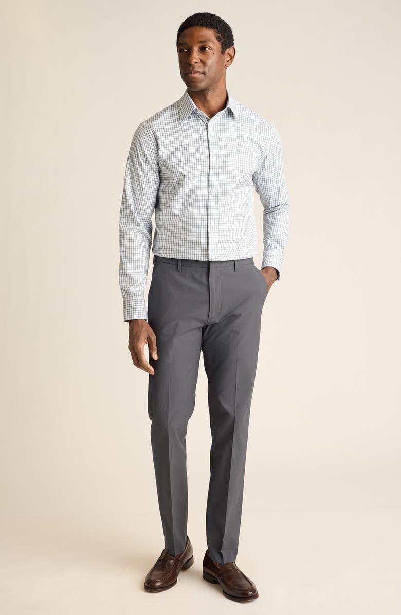 Bonobos Weekday Warrior Slim Fit Stripe Dress Pants, Alternate, color, Tuesday Grey Fine Stripe