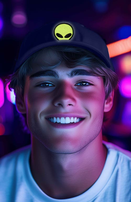 Dalix Alien Dad Cap In Navy Blue
