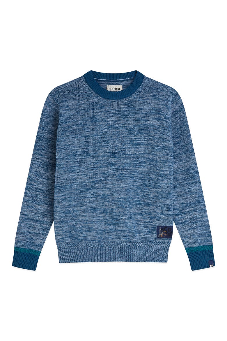 Kids' Regular Fit Crewneck Sweater, Main, color, GREY DAWN