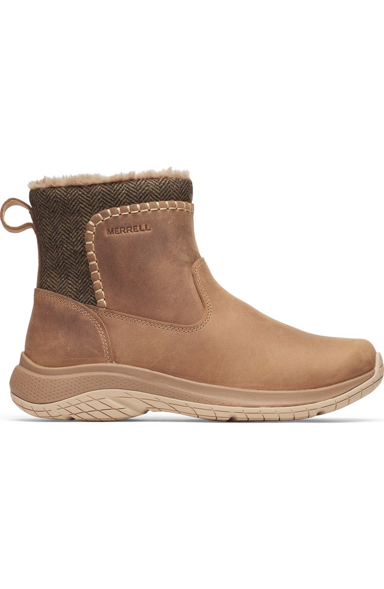 Merrell Encore Ice 5 Faux Fur Trim Bootie, Alternate, color, Hazel