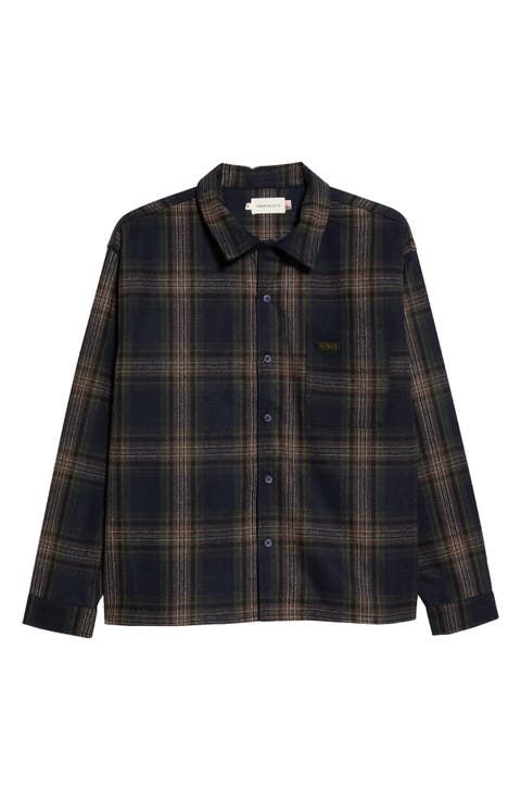 Plaid Flannel Overshirt
