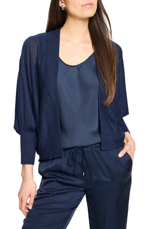 Crush Open Front Cardigan