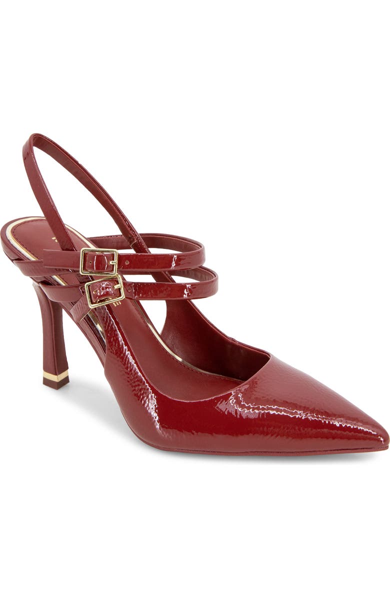 Kenneth Cole Raquel Pointed Toe Slingback Pump, Main, color, Rio Red