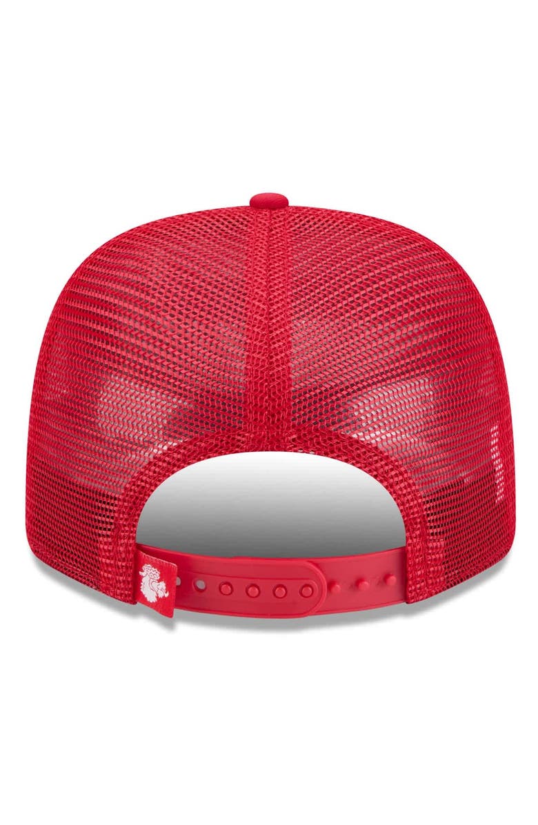 New Era Men's New Era Red Philadelphia Phillies 2025 Spring Training 9SEVENTY Stretch-Snap Trucker Hat, Alternate, color,