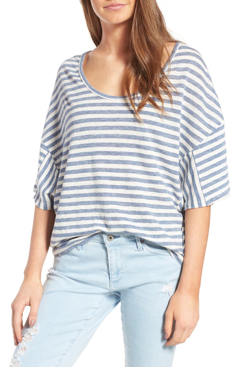 AG Glen Linen Tee, Main, color,