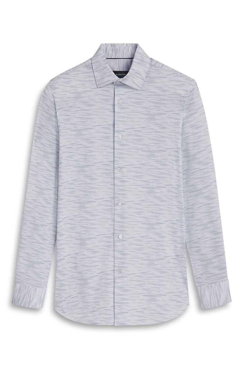 Bugatchi OoohCotton<sup>®</sup> Print Stretch Button-Up Shirt, Alternate, color,